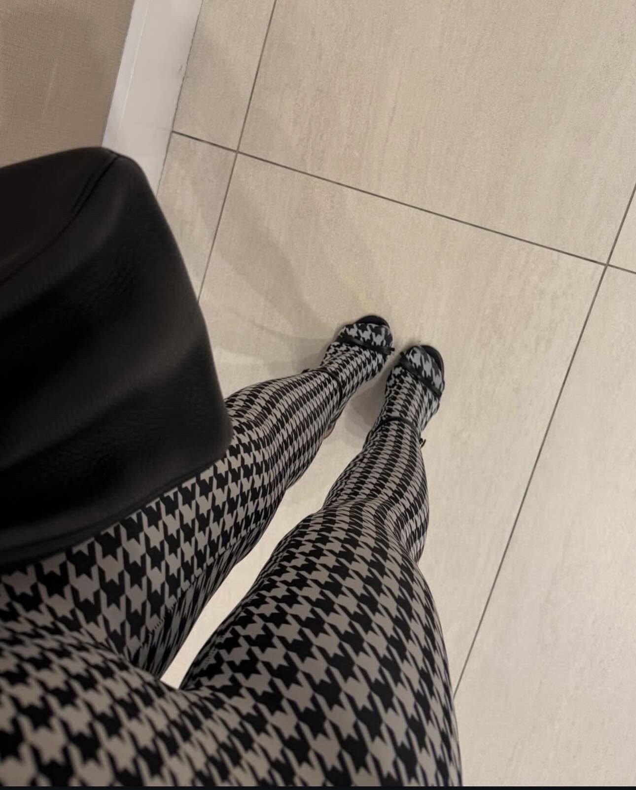 Hilary Houndstooth Jumpsuit