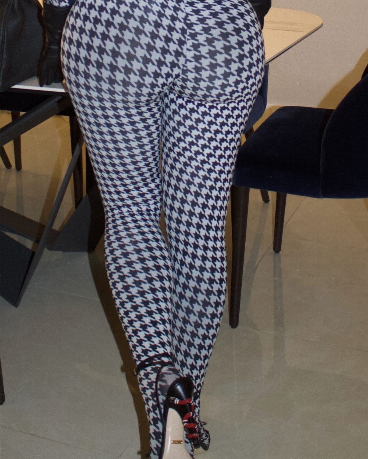 Hilary Houndstooth Jumpsuit